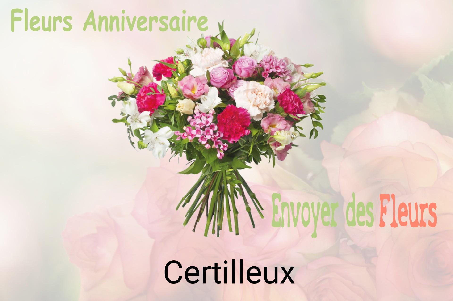 Bouquet de fleurs d’anniversaire livré à Certilleux